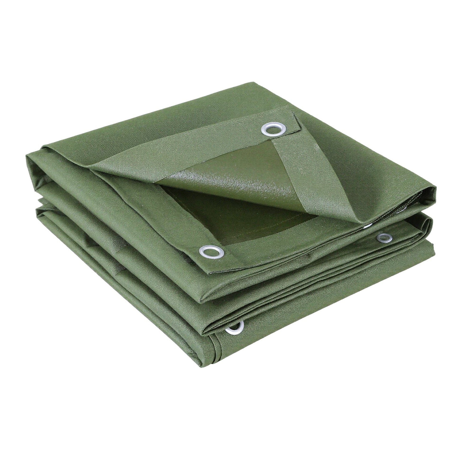 Instahut Outdoor Recreation > Camping > Caravan Accessories Instahut 2x3m Tarp Tarpaulin 600GSM Camping Canvas Heavy Duty Water Resistant