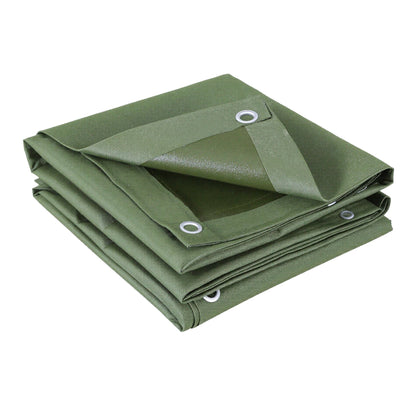 Instahut Outdoor Recreation > Camping > Caravan Accessories Instahut 2x3m Tarp Tarpaulin 600GSM Camping Canvas Heavy Duty Water Resistant