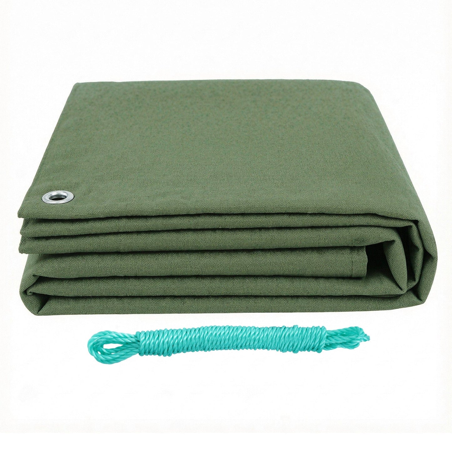 Instahut Outdoor Recreation > Camping > Caravan Accessories Instahut 2x3m Tarp Tarpaulin 600GSM Camping Canvas Heavy Duty Water Resistant