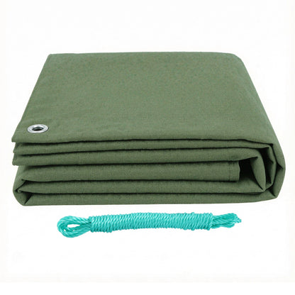 Instahut Outdoor Recreation > Camping > Caravan Accessories Instahut 2x3m Tarp Tarpaulin 600GSM Camping Canvas Heavy Duty Water Resistant