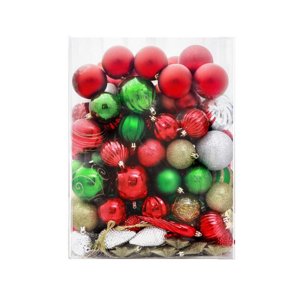 Jingle Jollys Occasions > Christmas > Christmas Decorations Jingle Jollys 155pcs Christmas Tree Decorations Set Baubles Ornaments Party