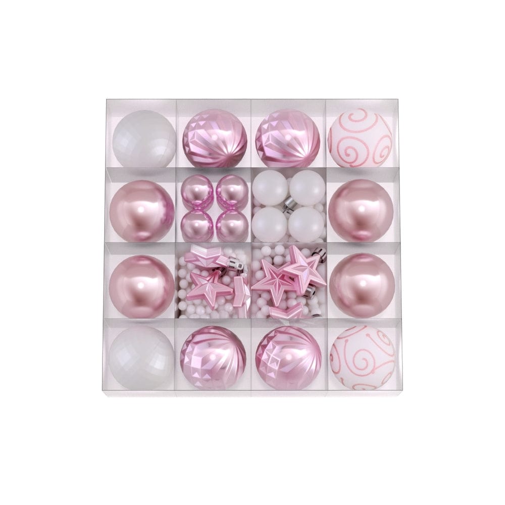 Jingle Jollys Occasions > Christmas > Christmas Decorations Jingle Jollys 33pcs Christmas Tree Decorations Set Baubles Ornaments Party Pink