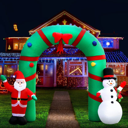 Jingle Jollys Occasions > Christmas > Christmas Decorations Jingle Jollys Christmas Inflatable Archwary 2.8M Illuminated Decorations