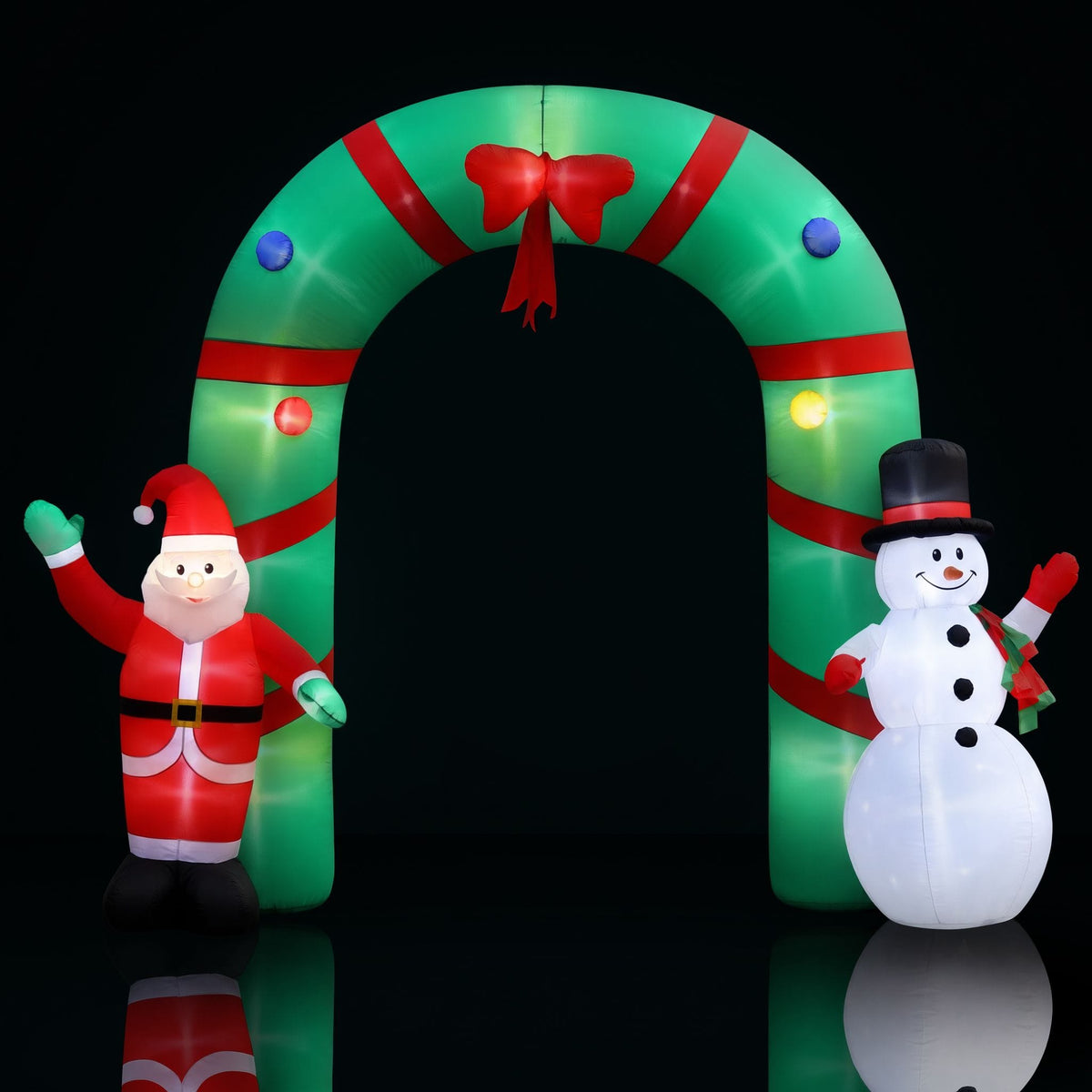 Jingle Jollys Occasions > Christmas > Christmas Decorations Jingle Jollys Christmas Inflatable Archwary 2.8M Illuminated Decorations