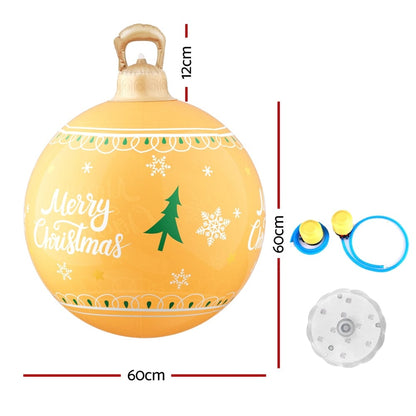 Jingle Jollys Occasions > Christmas > Christmas Decorations Jingle Jollys Christmas Inflatable Ball 60cm Led Illuminated Xmas Decoration