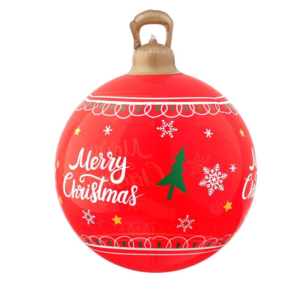 Jingle Jollys Occasions > Christmas > Christmas Decorations Jingle Jollys Christmas Inflatable Ball 60cm Led Illuminated Xmas Decoration Red