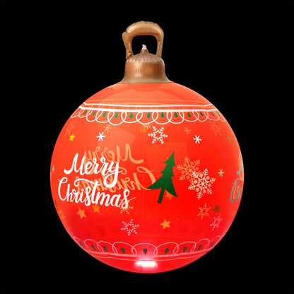 Jingle Jollys Occasions > Christmas > Christmas Decorations Jingle Jollys Christmas Inflatable Ball 60cm Led Illuminated Xmas Decoration Red