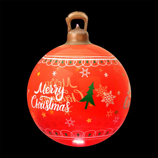 Jingle Jollys Occasions > Christmas > Christmas Decorations Jingle Jollys Christmas Inflatable Ball 60cm Led Illuminated Xmas Decoration Red
