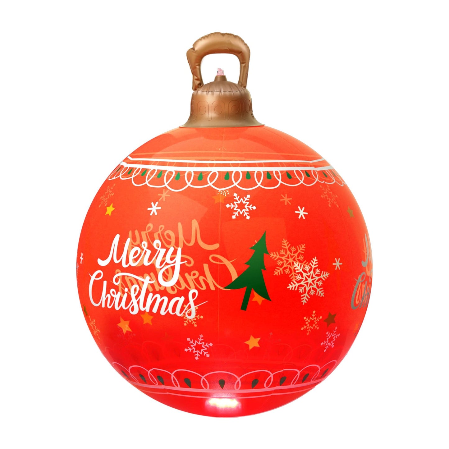 Jingle Jollys Occasions > Christmas > Christmas Decorations Jingle Jollys Christmas Inflatable Ball 60cm Led Illuminated Xmas Decoration Red