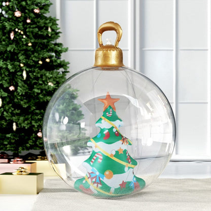 Jingle Jollys Occasions > Christmas > Christmas Decorations Jingle Jollys Christmas Inflatable Ball 60cm Tree Decoration Giant Bauble Clear