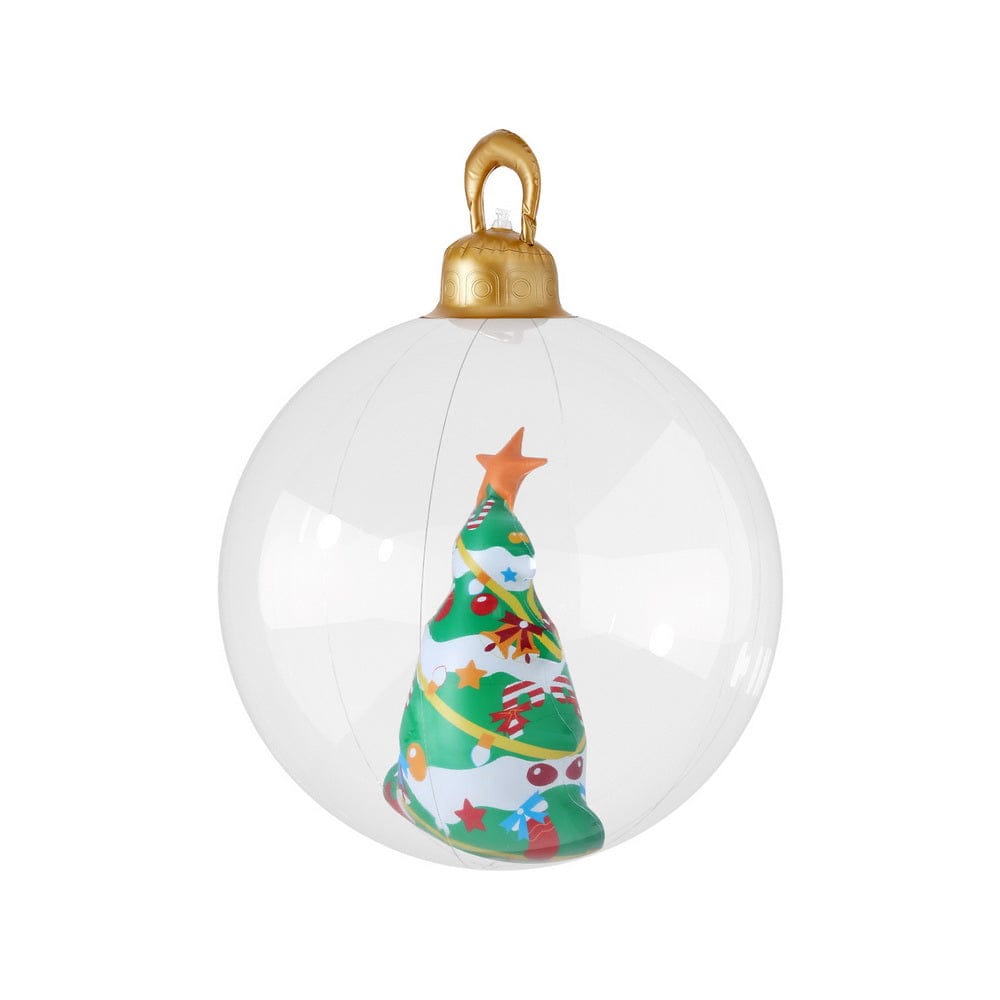 Jingle Jollys Occasions > Christmas > Christmas Decorations Jingle Jollys Christmas Inflatable Ball 60cm Tree Decoration Giant Bauble Clear