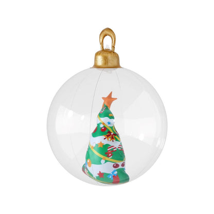 Jingle Jollys Occasions > Christmas > Christmas Decorations Jingle Jollys Christmas Inflatable Ball 60cm Tree Decoration Giant Bauble Clear