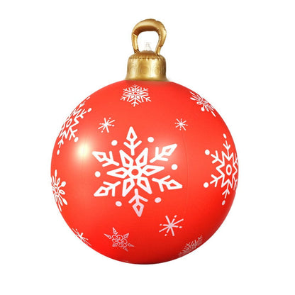 Jingle Jollys Occasions > Christmas > Christmas Decorations Jingle Jollys Christmas Inflatable Ball Bauble 60cm Outdoor Decoration Red