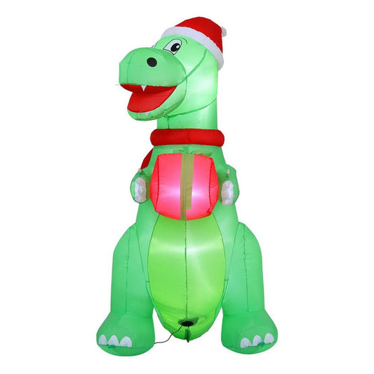 Jingle Jollys Occasions > Christmas > Christmas Decorations Jingle Jollys Christmas Inflatable Dinosaur 1.8M Height LED Decorations Illuminated