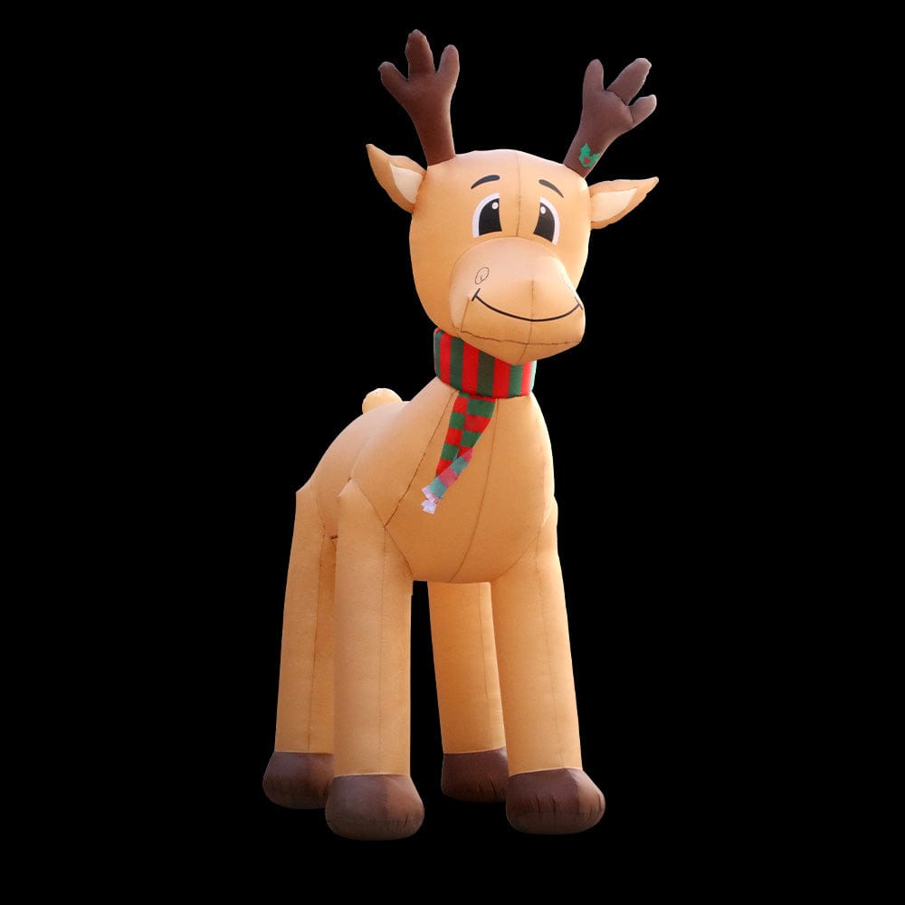 Jingle Jollys Occasions > Christmas > Christmas Decorations Jingle Jollys Christmas Inflatable Reindeer 5M Illuminated Decorations