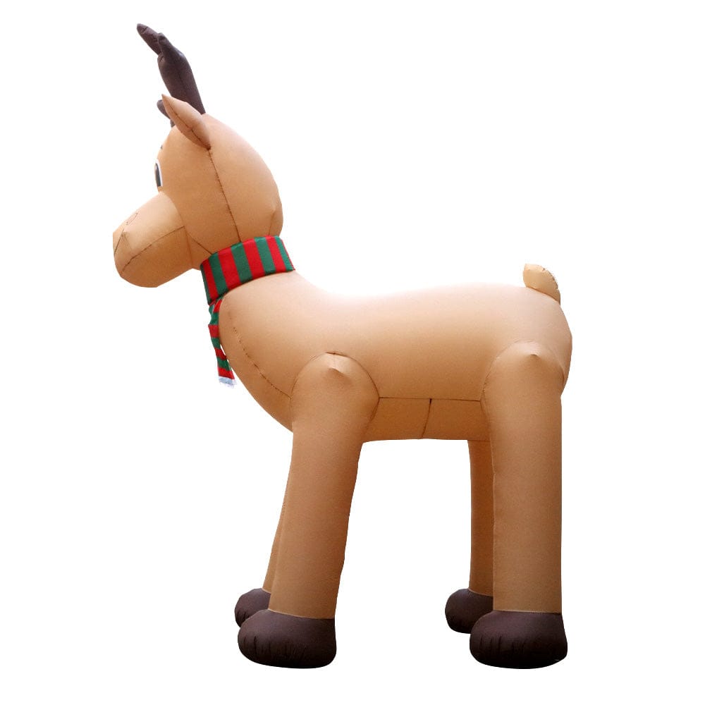 Jingle Jollys Occasions > Christmas > Christmas Decorations Jingle Jollys Christmas Inflatable Reindeer 5M Illuminated Decorations