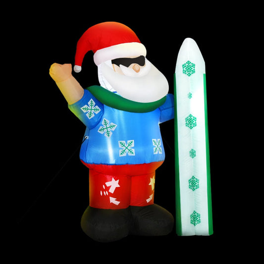 Jingle Jollys Occasions > Christmas > Christmas Decorations Jingle Jollys Christmas Inflatable Santa 1.6M Illuminated Decorations