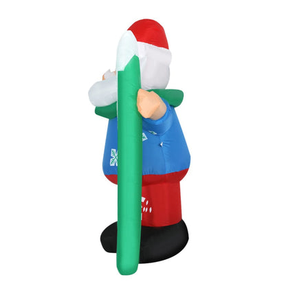 Jingle Jollys Occasions > Christmas > Christmas Decorations Jingle Jollys Christmas Inflatable Santa 1.6M Illuminated Decorations