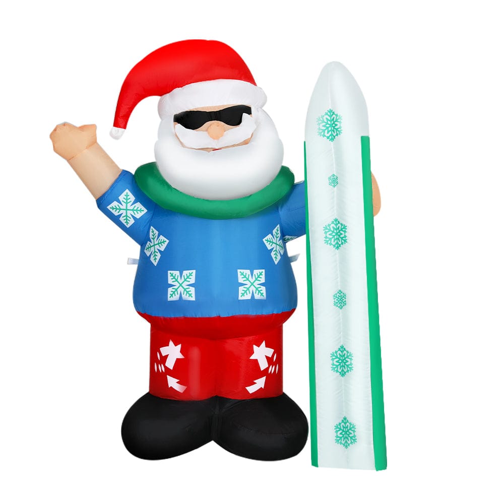 Jingle Jollys Occasions > Christmas > Christmas Decorations Jingle Jollys Christmas Inflatable Santa 1.6M Illuminated Decorations