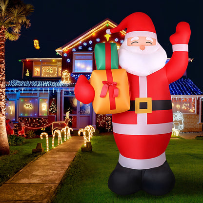 Jingle Jollys Occasions > Christmas > Christmas Decorations Jingle Jollys Christmas Inflatable Santa 2.4M Illuminated Decorations