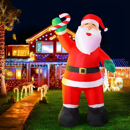 Jingle Jollys Occasions > Christmas > Christmas Decorations Jingle Jollys Christmas Inflatable Santa 3M Illuminated Decorations