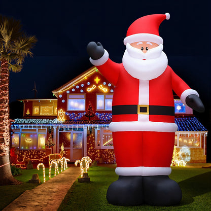 Jingle Jollys Occasions > Christmas > Christmas Decorations Jingle Jollys Christmas Inflatable Santa 5M Illuminated Decorations