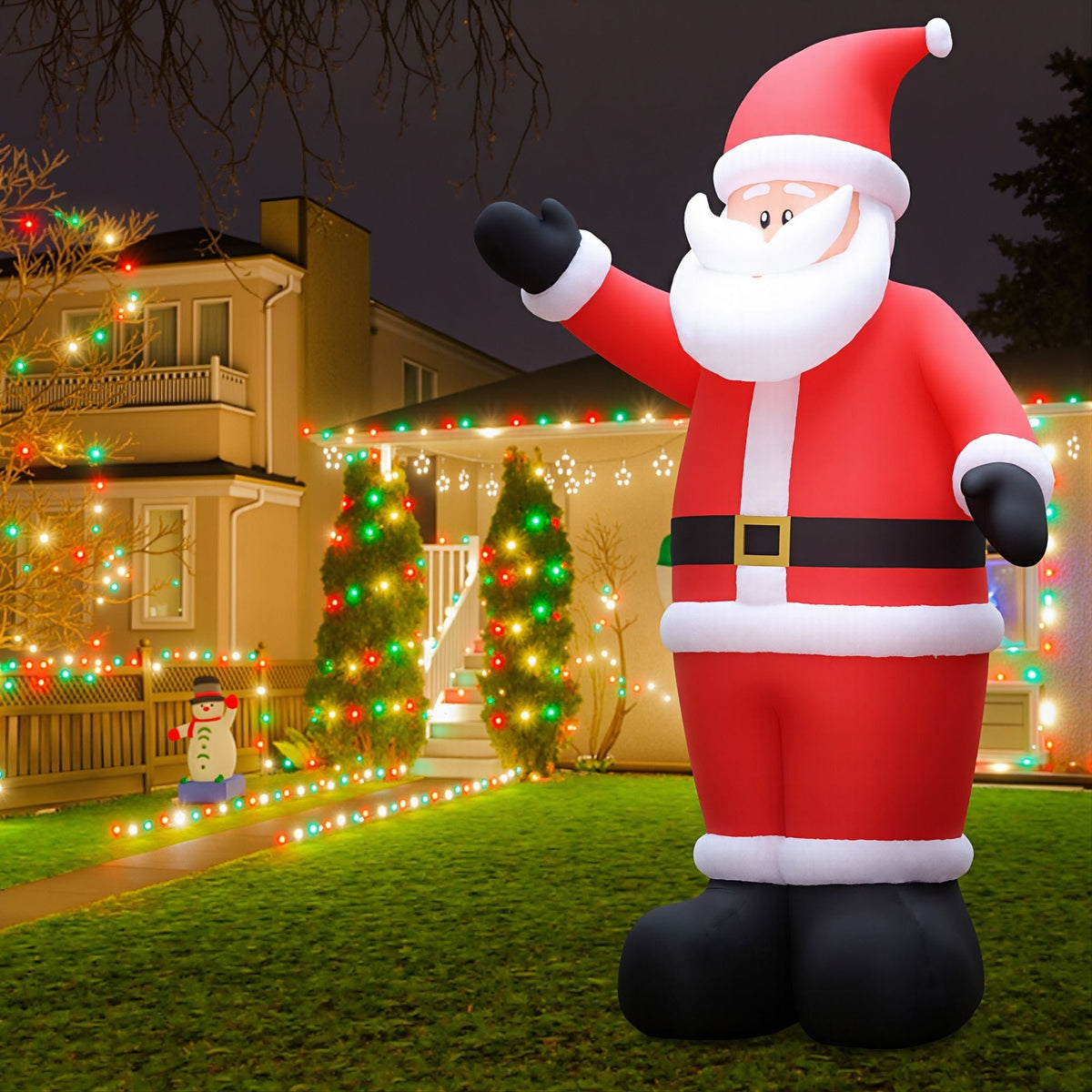 Jingle Jollys Occasions > Christmas > Christmas Decorations Jingle Jollys Christmas Inflatable Santa 5M Illuminated Decorations