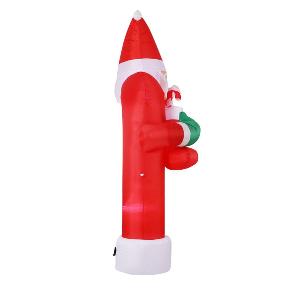 Jingle Jollys Occasions > Christmas > Christmas Decorations Jingle Jollys Christmas Inflatable Santa Archway 2.3M Outdoor Decorations Lights