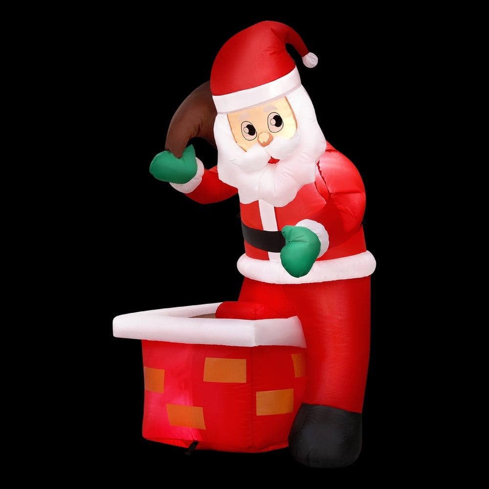 Jingle Jollys Occasions > Christmas > Christmas Decorations Jingle Jollys Christmas Inflatable Santa Illuminated Decorations