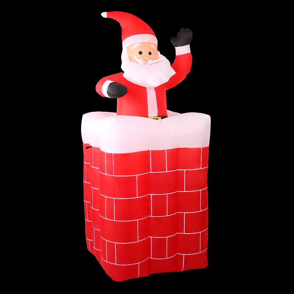 Jingle Jollys Occasions > Christmas > Christmas Decorations Jingle Jollys Christmas Inflatable Santa Pop Up 1.8M Illuminated Decorations