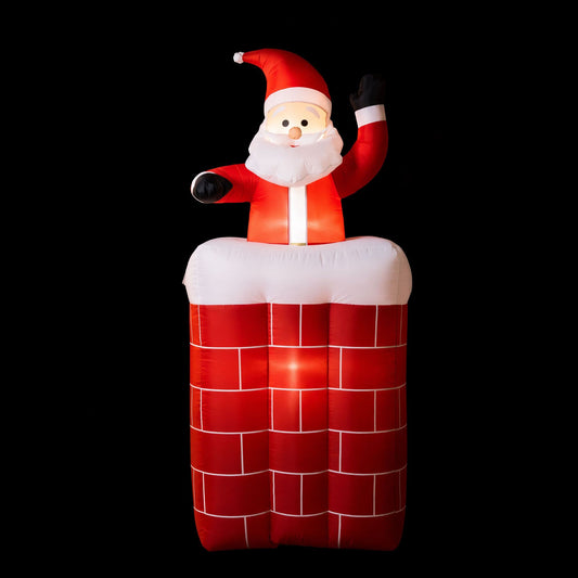 Jingle Jollys Occasions > Christmas > Christmas Decorations Jingle Jollys Christmas Inflatable Santa Pop Up 1.8M Illuminated Decorations