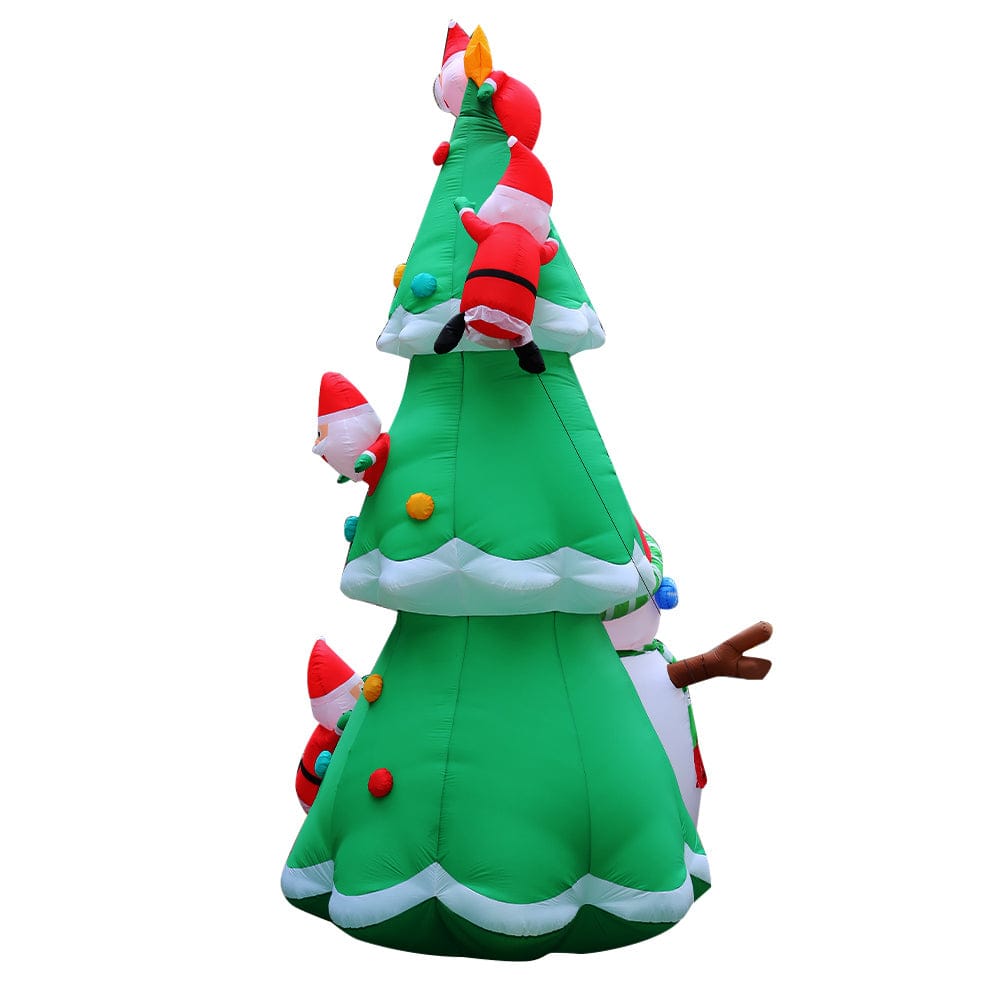 Jingle Jollys Occasions > Christmas > Christmas Decorations Jingle Jollys Christmas Inflatable Santa Tree 5M Illuminated Decorations