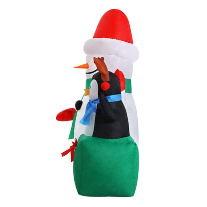 Jingle Jollys Occasions > Christmas > Christmas Decorations Jingle Jollys Christmas Inflatable Snowman 1.8M Illuminated Decorations