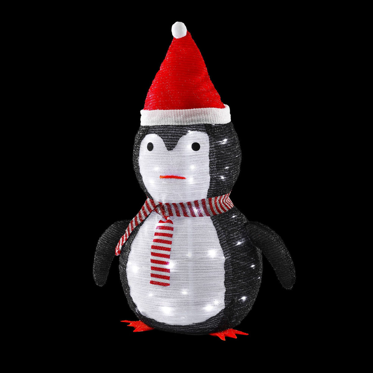 Jingle Jollys Occasions > Christmas > Christmas Decorations Jingle Jollys Christmas Penguin Light LED Christmas Decoration Pop Up Christmas Display 70cm