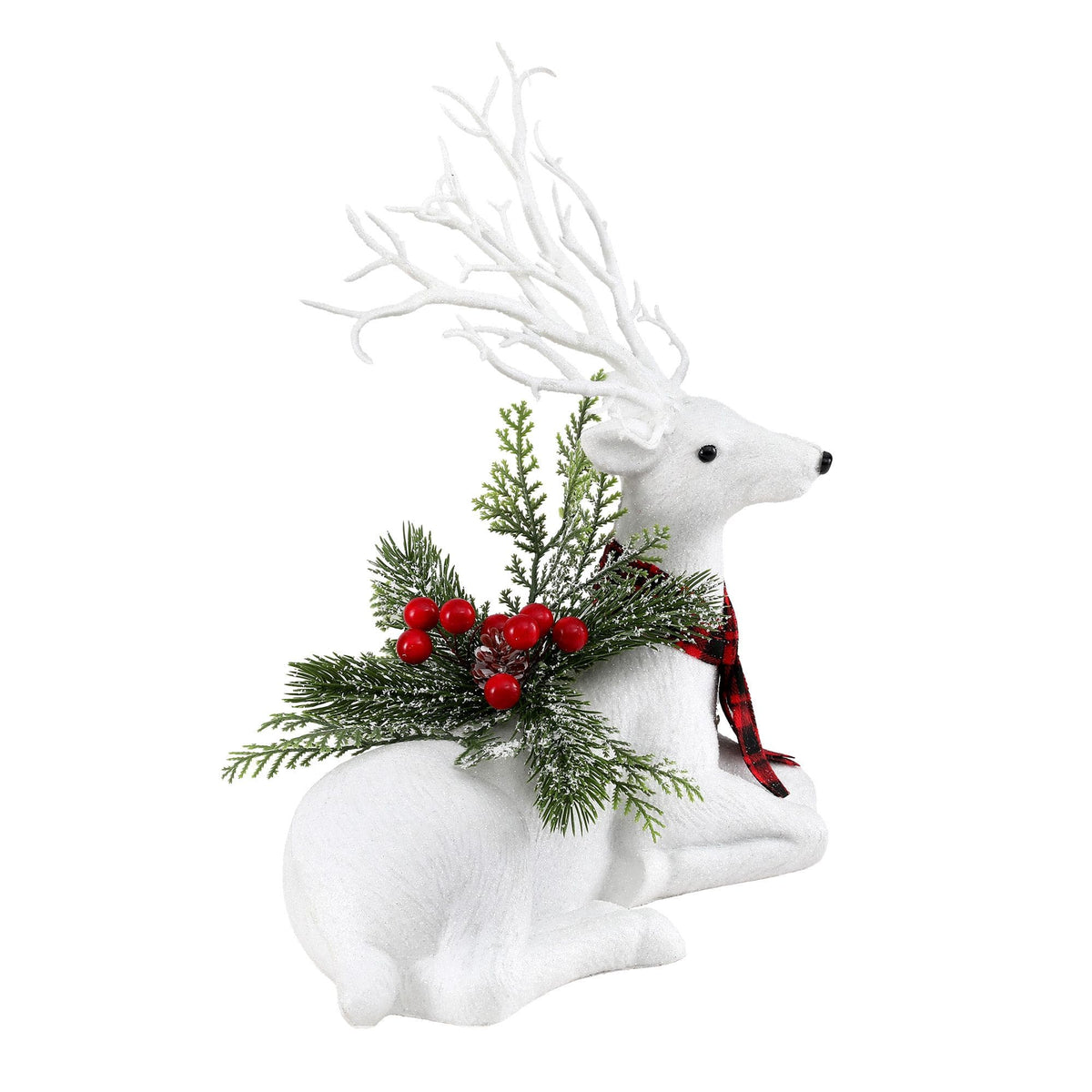 Jingle Jollys Occasions > Christmas > Christmas Decorations Jingle Jollys Christmas Reindeer 32cm Glitter Deer Ornaments Party Decorations