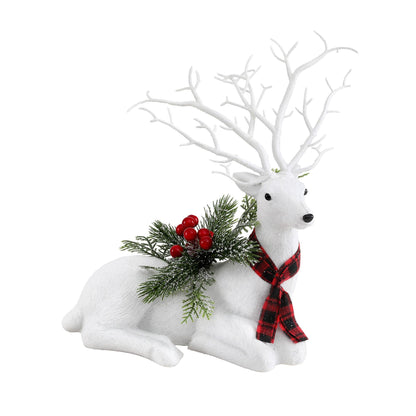 Jingle Jollys Occasions > Christmas > Christmas Decorations Jingle Jollys Christmas Reindeer 32cm Glitter Deer Ornaments Party Decorations