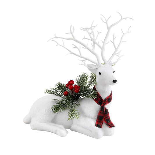 Jingle Jollys Occasions > Christmas > Christmas Decorations Jingle Jollys Christmas Reindeer 32cm Glitter Deer Ornaments Party Decorations