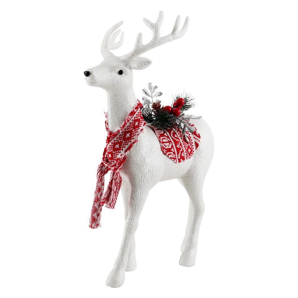 Jingle Jollys Occasions > Christmas > Christmas Decorations Jingle Jollys Christmas Reindeer 45cm Glitter Deer Ornaments Party Decorations