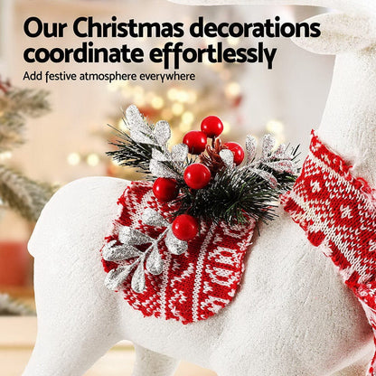 Jingle Jollys Occasions > Christmas > Christmas Decorations Jingle Jollys Christmas Reindeer 45cm Glitter Deer Ornaments Party Decorations
