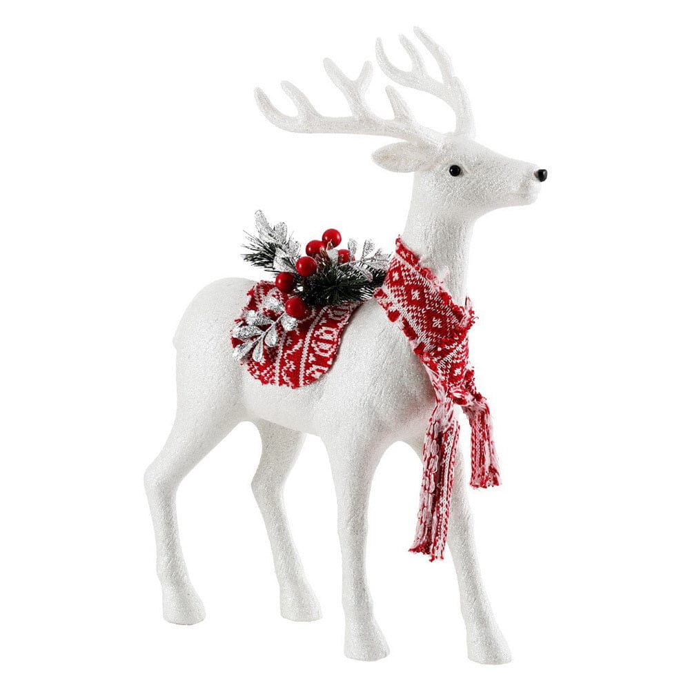 Jingle Jollys Occasions > Christmas > Christmas Decorations Jingle Jollys Christmas Reindeer 45cm Glitter Deer Ornaments Party Decorations