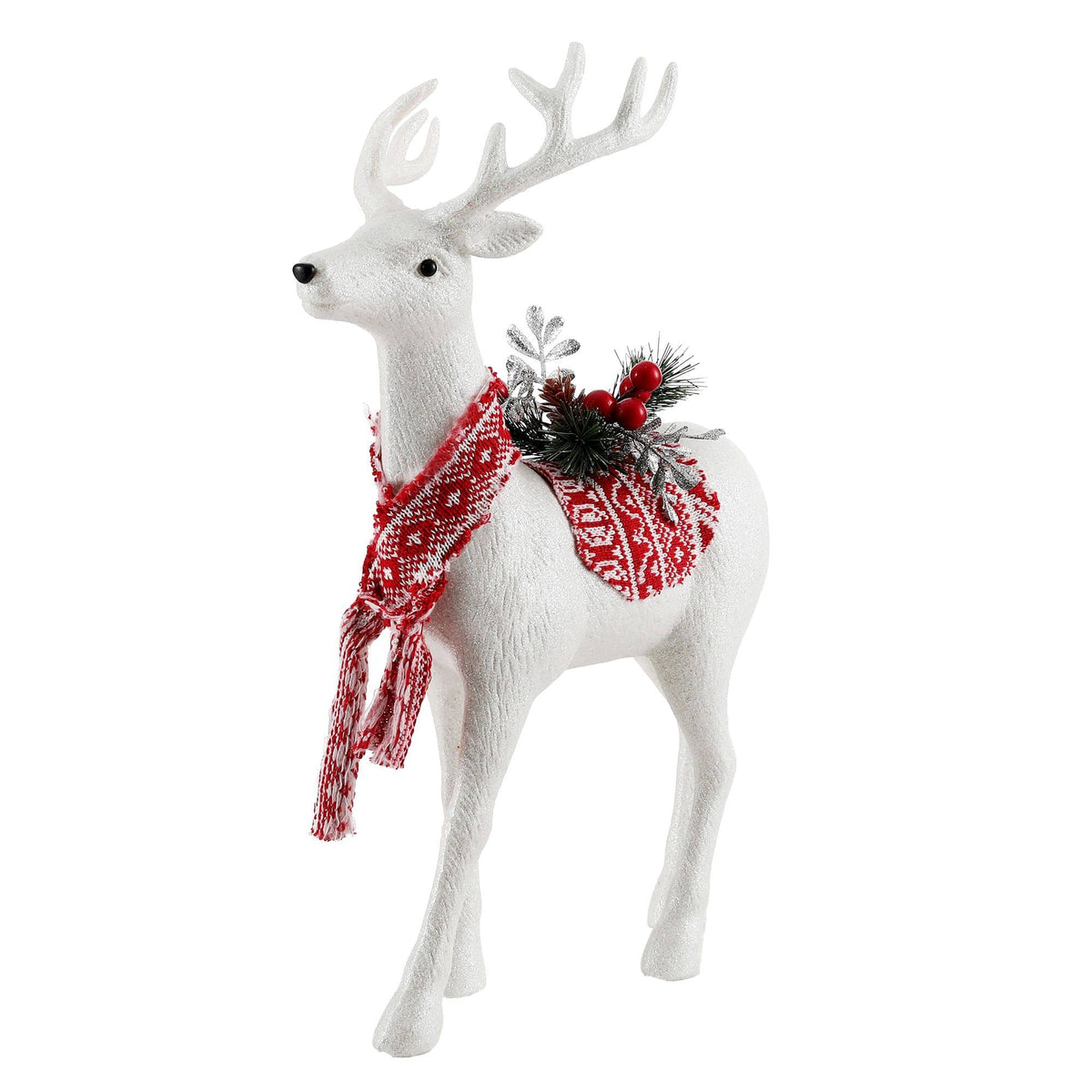 Jingle Jollys Occasions > Christmas > Christmas Decorations Jingle Jollys Christmas Reindeer 45cm Glitter Deer Ornaments Party Decorations