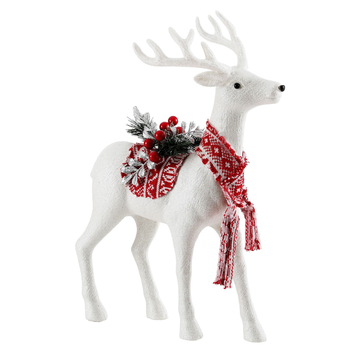 Jingle Jollys Occasions > Christmas > Christmas Decorations Jingle Jollys Christmas Reindeer 45cm Glitter Deer Ornaments Party Decorations