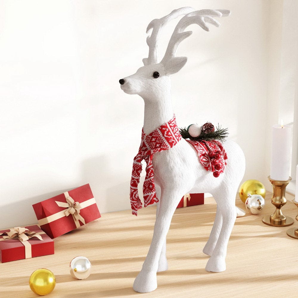 Jingle Jollys Occasions > Christmas > Christmas Decorations Jingle Jollys Christmas Reindeer 60cm Glitter Deer Ornaments Party Decorations