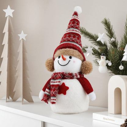 Jingle Jollys Occasions > Christmas > Christmas Decorations Jingle Jollys Christmas Snowman Handicraft Ornaments Party Decorations 35cm