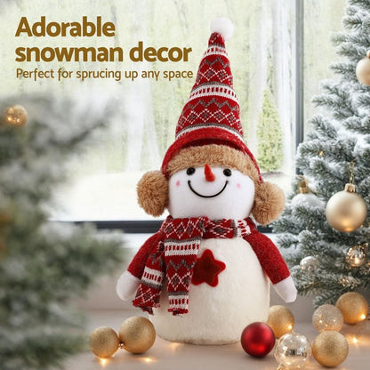 Jingle Jollys Occasions > Christmas > Christmas Decorations Jingle Jollys Christmas Snowman Handicraft Ornaments Party Decorations 35cm