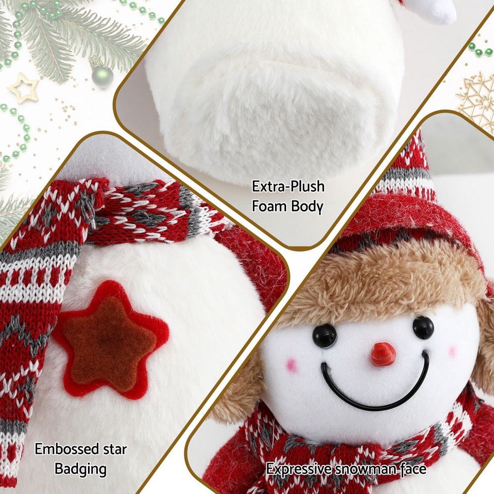 Jingle Jollys Occasions > Christmas > Christmas Decorations Jingle Jollys Christmas Snowman Handicraft Ornaments Party Decorations 35cm