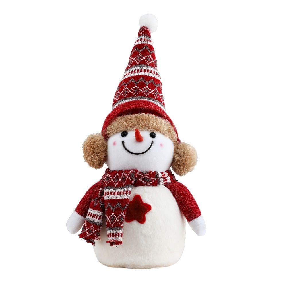 Jingle Jollys Occasions > Christmas > Christmas Decorations Jingle Jollys Christmas Snowman Handicraft Ornaments Party Decorations 35cm
