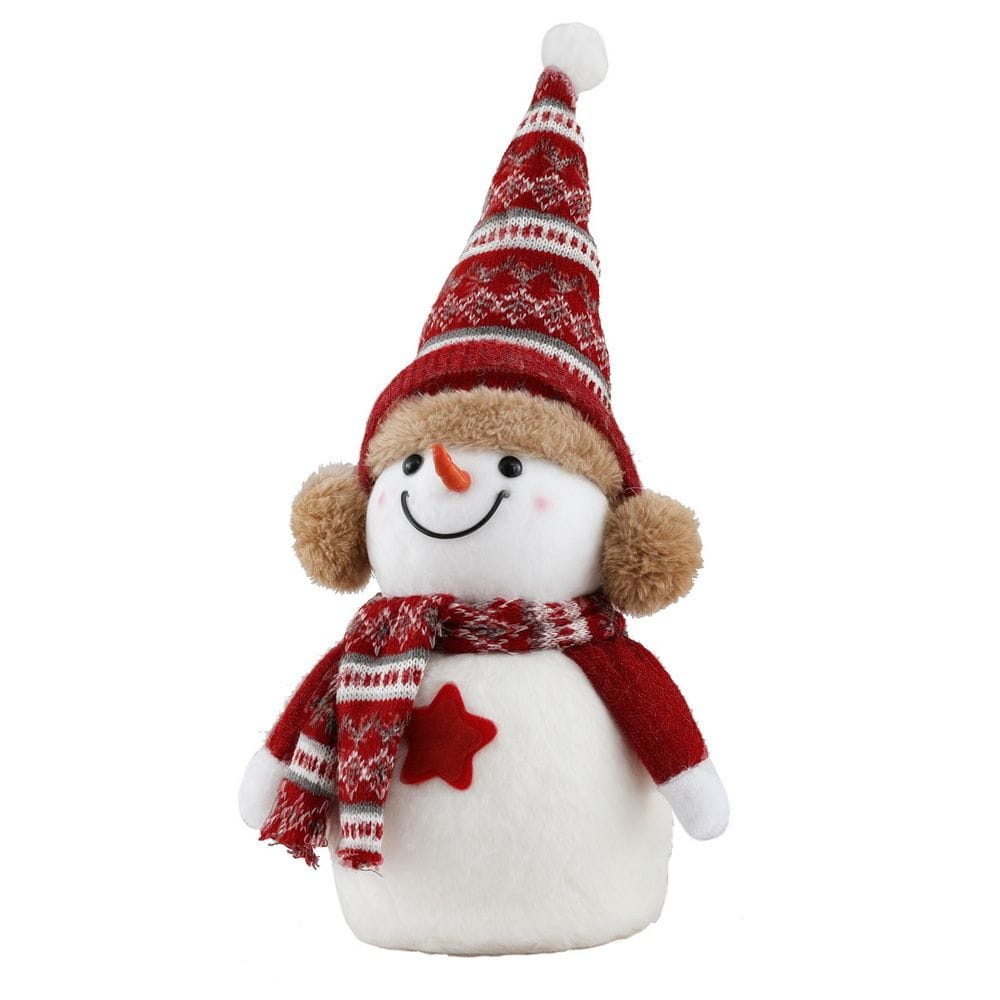 Jingle Jollys Occasions > Christmas > Christmas Decorations Jingle Jollys Christmas Snowman Handicraft Ornaments Party Decorations 35cm