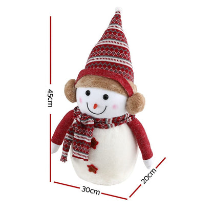Jingle Jollys Occasions > Christmas > Christmas Decorations Jingle Jollys Christmas Snowman Handicraft Ornaments Party Decorations 45cm
