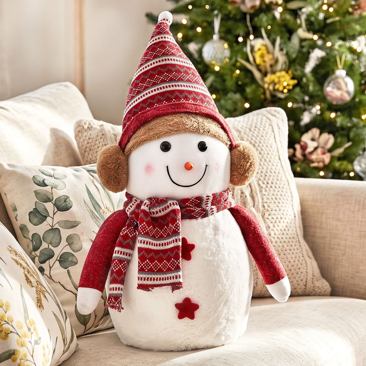 Jingle Jollys Occasions > Christmas > Christmas Decorations Jingle Jollys Christmas Snowman Handicraft Ornaments Party Decorations 45cm